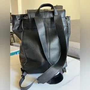Bella Russo | Bags | Bella Russo Black Pebbled Pu Leather  display picture 1